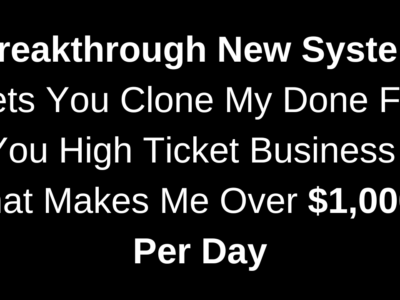 High Ticket Profit System REVIEW